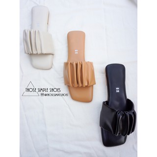 Softly Sandals รองเท้าไซส์ใหญ่ ไซส์ 36-45 แบรนด์ Those simple shoes แบบสวม พื้นฟู