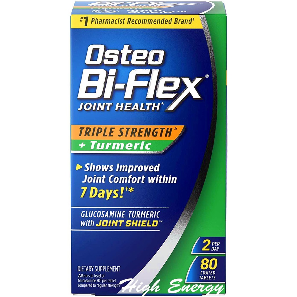 Osteo Bi-Flex, Joint Health, Triple Strength + Turmeric, 80 Coated Tablets