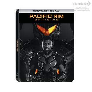 Pacific Rim: Uprising/แปซิฟิค ริม ปฏิวัติพลิกโลก (4K Ultra HD + Blu-ray + Steelbook Black)