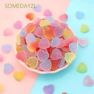 SOMEDAYZL Cabochon Flatback อาหารจำลอง เครื่องประดับเรซิน สำหรับตกแต่งสมุด