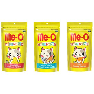 (ซองกรุบกรอบ)ทรีตแมว มีโอ MeO แบบเม็ด ทรีตกรุบกรอบ ขนาด 50 กรัม