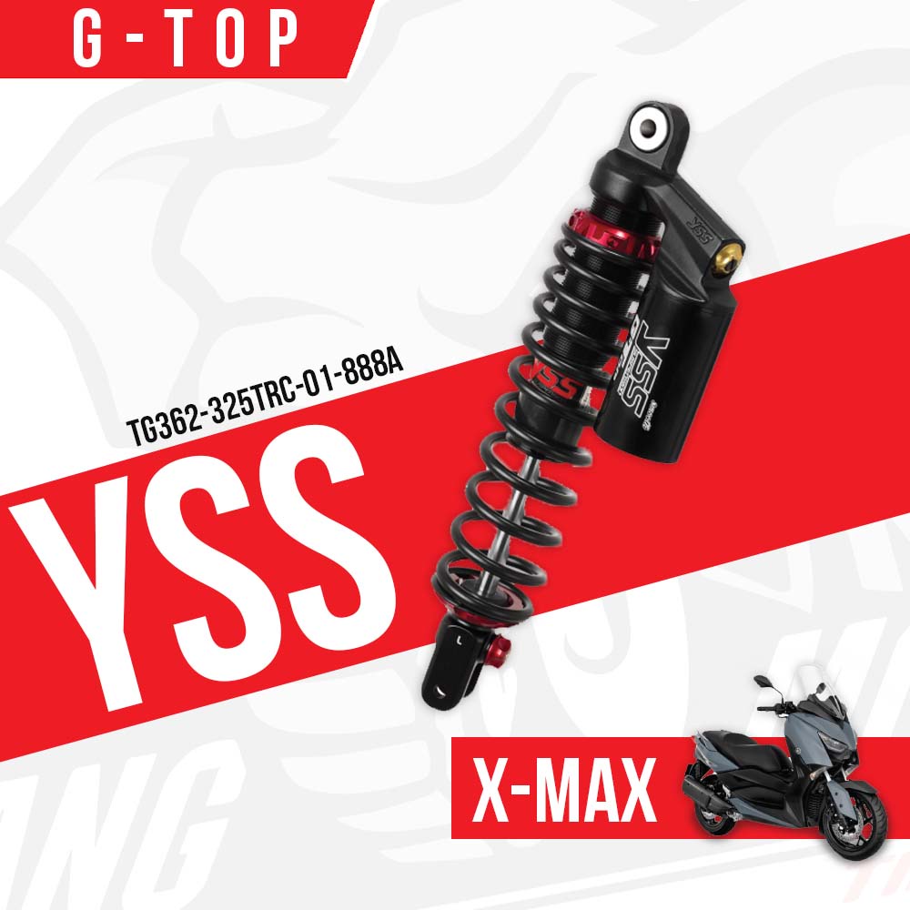 โช๊คหลัง YSS สำหรับ X-MAX300/X-MAX250 รุ่น Black Series TG362-350TRC-08-888A