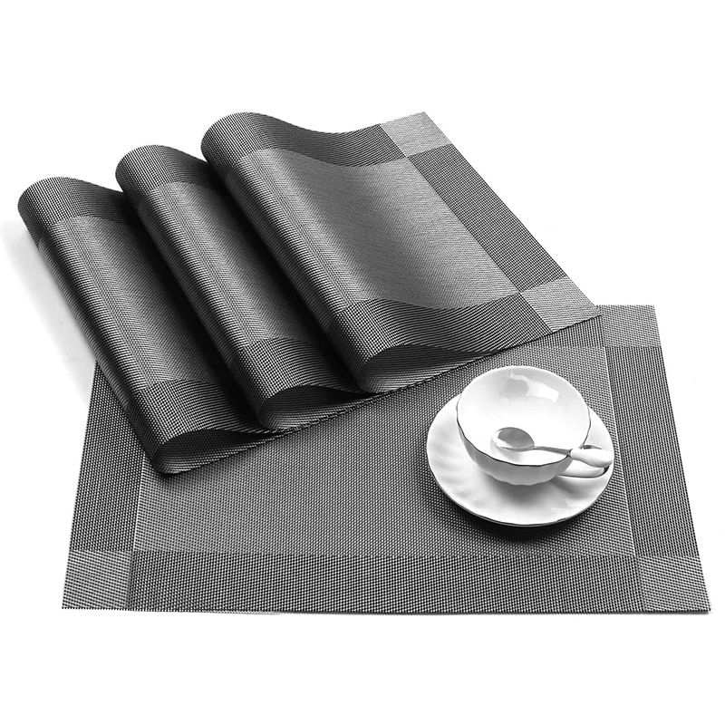 8 Pcs Placemat PVC Dining NonSlip Insulation Table Mat Plate Pads