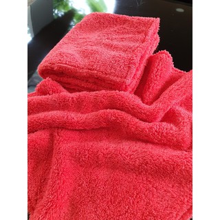 ผ้าไมโครไฟเบอร์ไร้ขอบ (Edgeless) สีแดง ขนาด 40*40 ซม.650 GSM(WP311)