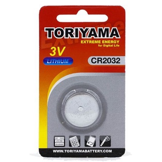 Toriyama ถ่านกระดุม CR2032 3V 210mAh  | ของแท้...ชัวร์