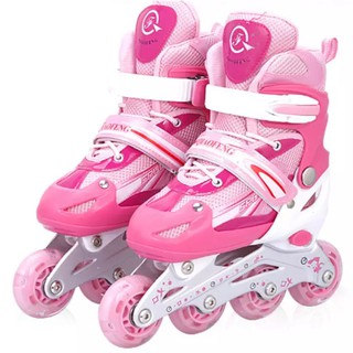 รองเท้าสเก็ต โรลเลอร์เบลด อินไลน์สเก็ต In-line Skate  (Pink)