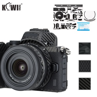 Kiwifotos KS-Z50 สติกเกอร์ป้องกันรอยขีดข่วนสำหรับกล้อง Nikon Z50 พร้อมเลนส์ NIKKOR Z DX 16-50mm , ฟิล์มตกแต่งผิว 3M ไร้วัสดุเหลือ