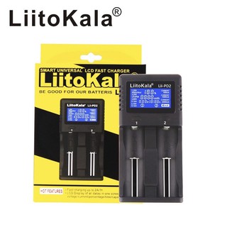 Liitokala เครื่องชาร์จถ่านหน้าจอ digital Lii-PD2