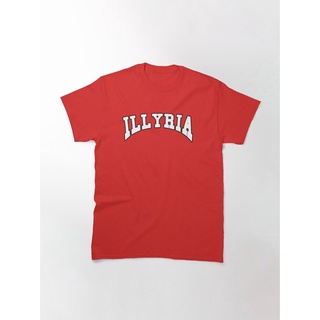 [COD]Summwe เสื้อยืดลําลอง ผ้าฝ้าย แขนสั้น พิมพ์ลาย Illyria แฟชั่นสําหรับผู้ชายS-5XL