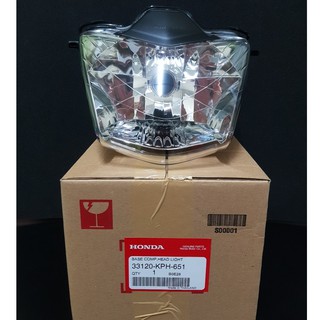 ไฟหน้า WAVE 125 R โคมใส หน้าแหลม W125R แท้ HONDA HEADLIGHT