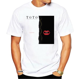 เสื้อยืดแขนสั้น ผ้าฝ้าย พิมพ์ลายวงร็อค TOTO สีขาว สีดํา สําหรับผู้ชาย 5114A KApjdk37BGclko30สามารถปรับแต่งได้