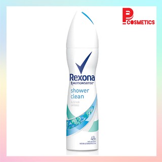 Rexona เรโซนา สเปรย์ระงับกลิ่นกาย สูตรชาวเวอร์ คลีน 150 มล.