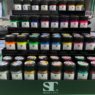 สีเขียนผ้า Series 3(สีเมทัลลิค) ST Fabric Colour