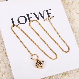 ต่างหู/สร้อยคอ🌻Lowe สร้อยคอสีเงิน สีทอง สร้อยคอโลเอเว่ งานสวยมากๆ
