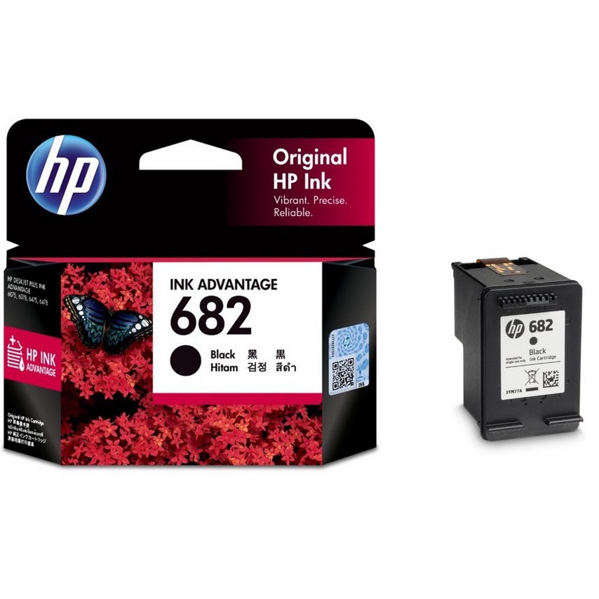 HP INK <หมึกสำหรับเครื่องพิมพ์> 682 (BLACK) 3YM77AA หมึกแท้ 100%