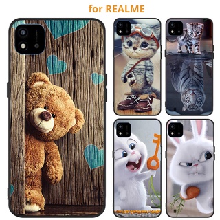 เคส Realme C53 C51 C55 C33 C30 C30s C35 C21Y C25 C25S C25Y C21 C12 C15 C20 C11  มือถือสำหรับเคสโทรศัพท์มือถือแบบนิ่มสําหรับ