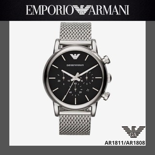 Armani classic black chronograph watch Ar1811