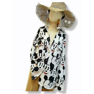 LHS0023 เสื้อเชิ้ตลายใหม่ใส่แบบoversie สวยเก๋สุดๆ