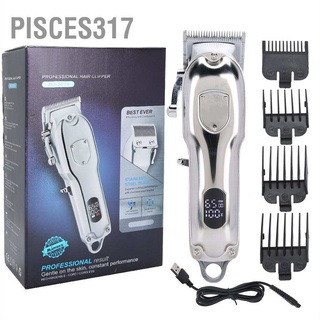 Pisces317 เครื่องตัดปัตตาเลี่ยนไฟฟ้า ชาร์จ Usb สําหรับร้านทําผม