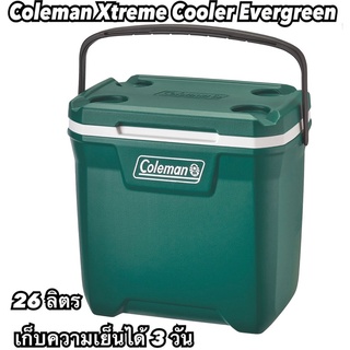 +พร้อมส่ง+กระติกน้ำ Coleman JP 28QT Xtreme Cooler/Evergreen ของแท้ 100% กระติกน้ำแข็ง เก็บความเย็นได้ 3 วัน