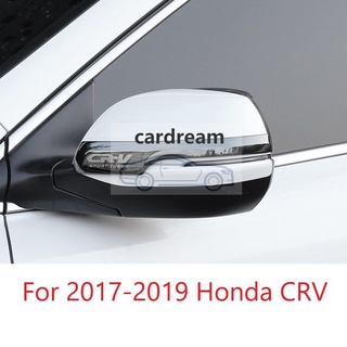 (2 ชิ้น) ฝาครอบกระจกมองหลังรถยนต์ โครเมี่ยม สําหรับ 2017 2018 2019 2020 Honda CRV (คุณภาพดั้งเดิม)