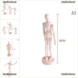 Emprichhood โมเดลหุ่นไม้มนุษย์ สําหรับตกแต่งบ้าน