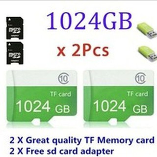 ใหม่ การ์ดหน่วยความจํา 1TB 2x1024GB 2020 สําหรับ Micro SD Card S 1TB