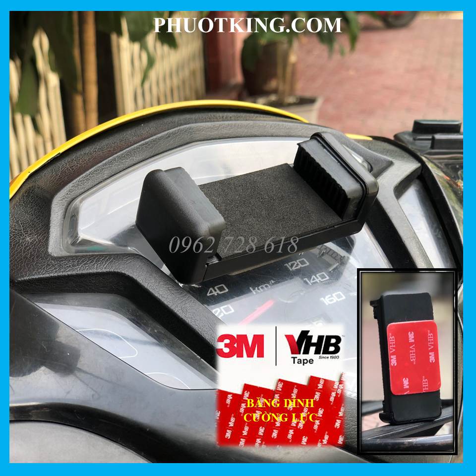คลิปหนีบโทรศัพท์สําหรับนาฬิกา - MOTORCYCLE - EASY TO REMOVE - SUPER STICKY 3M STICKER INCLUDED