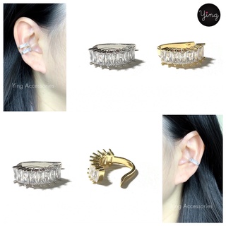 Ear Cuff งานเพชร CZ แบบเกี่ยว/หนีบ ( 1 ชิ้น )