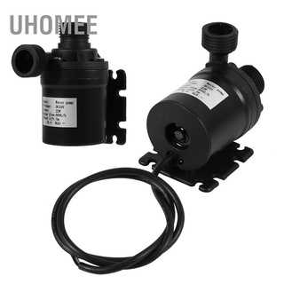 UHomee Dc 24V มอเตอร์ปั๊มน้ําร้อนพลังงานแสงอาทิตย์ 800L / H 5M