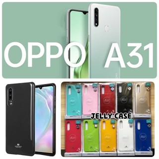 OPPO A31 MERCURY Goospery Jelly Premium TPU เคสฝาหลัง เรียบหลู กันขีดกันลอย (ของแท้100%)