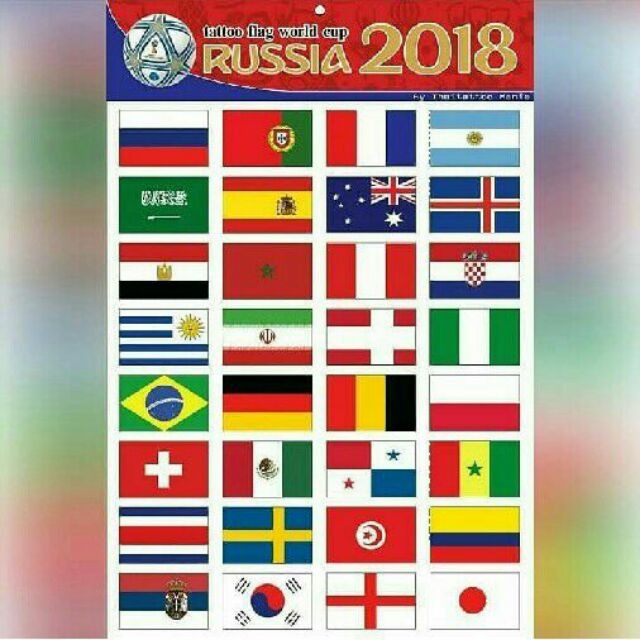 แทททูบอลโลก 2018 | WORLD CUP2018 TATTOO
