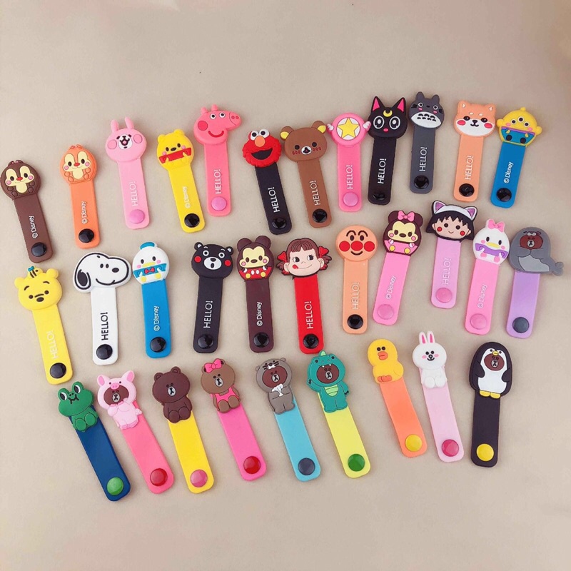 kingshopping  TT073 (ร้านไทย) ที่รัดสายชาร์จและสายหูฟัง(29ลาย คละลาย) (มือถือและอุปกรณ์เสริม) - รูปที่ 7