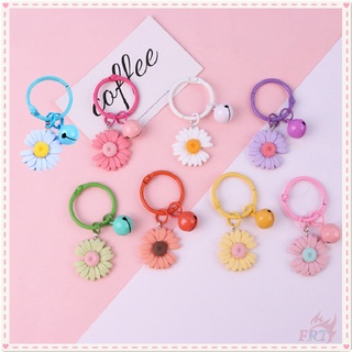 ✪ Ins: พวงกุญแจดอกไม้เดซี่ ✪ พวงกุญแจ จี้วงกลมน่ารัก 8 สี สําหรับ Airpod 1 ชิ้น