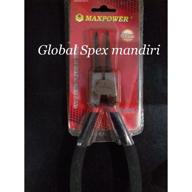 MAXPOWER 7" STRAIGHT OPEN SNAP RING PLIERS / 7" ES SNAP RING PLIERS