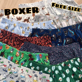 [ 8.8 ] 🔥 กางเกง Boxer บ๊อกเซอร์ผ้ายืด ลายสวยๆ  ✅ เลือกลายเองได้ Boxer Freesize ขนาดเอว 24-40 นิ้ว