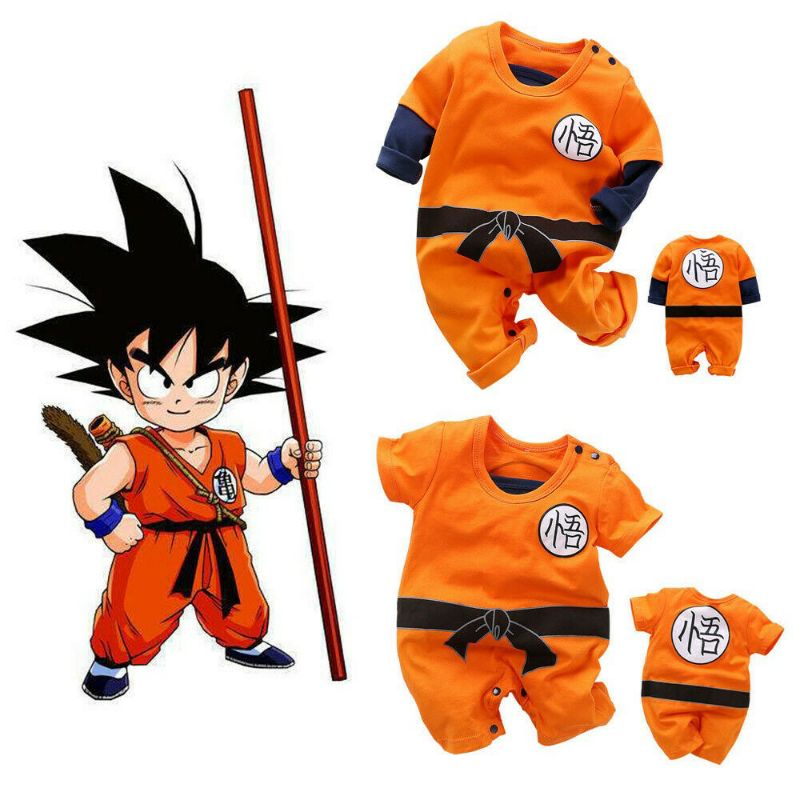 BABY BOY COSPLAY ROMPER CLOTHES / BABY ROMPER GOKU LONG SLEEVE JUMPER BABY BOY BABY BOY BABY BOY DRA