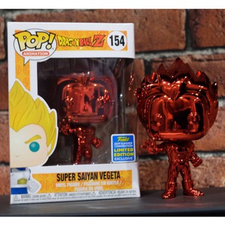 Funko Pop! Dragon Ball Z: Super Saiyan Vegeta – Red Chrome [Summer Convention Exclusive]