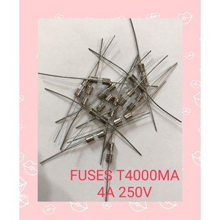 FUSES T4000MA 4A 250V  5ชิ้น/1ชุด