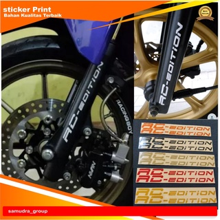 สติกเกอร์ RC EDITION SHOCK ด้านล่าง