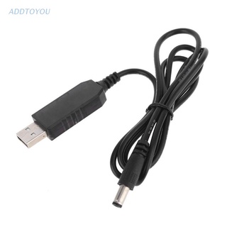 [3C] Iwo สายชาร์จ USB 5V เป็น 4.2V 8.4V 12.6V DC 5.5x2.1 มม.