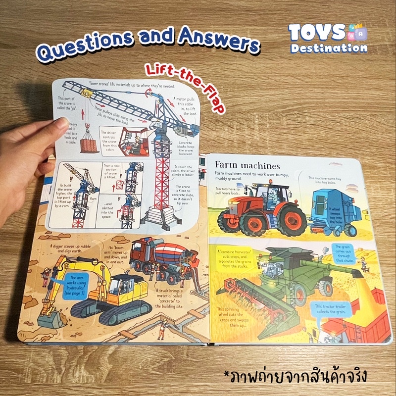 หนังสือภาษาอังกฤษเด็ก Look inside How things work Board book กระดาษแข็งทุกหน้า with flaps - รูปที่ 5