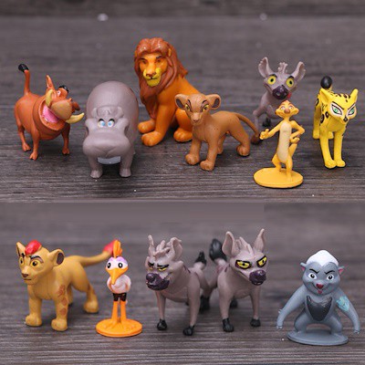 ตุ๊กตา Lion King Design / ที่รองเค้ก (ชุด 12 ชิ้น)