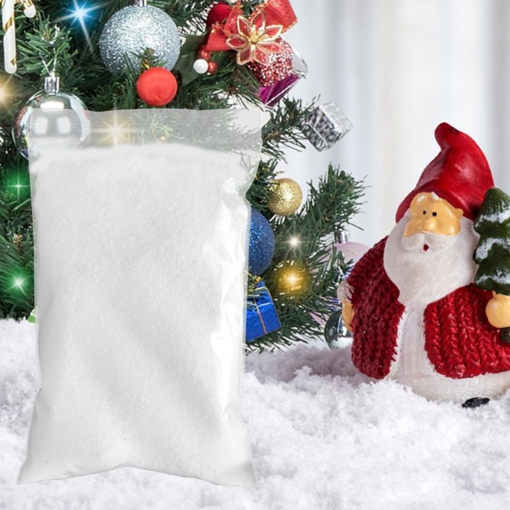 Artificial Snow Instant Fluffy Snow Powder Nontoxic Recyclable Fake