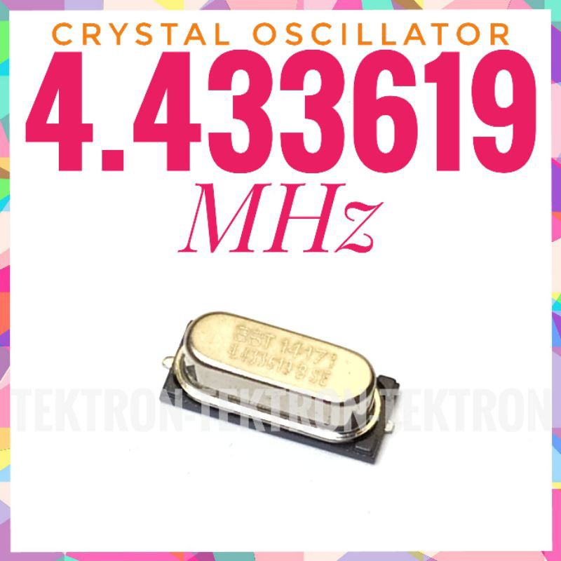 คริสตัล ออสซิลเลเตอร์ 4.433619MHz SMD Xtal Crystal Oscilator 4.433619 MHz