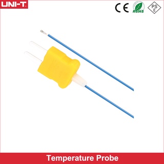 Uni-t เครื่องทดสอบอุณหภูมิ โพรบเซนเซอร์ เทอร์โมคัปเปิล ชนิด K -40-260 องศา UT-T01 09 10 11 12