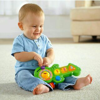 Fisher-Price กีตาร์แสนสนุก Rock and Learn Guitar ของเล่นเสริมพัฒนาการ ของแท้