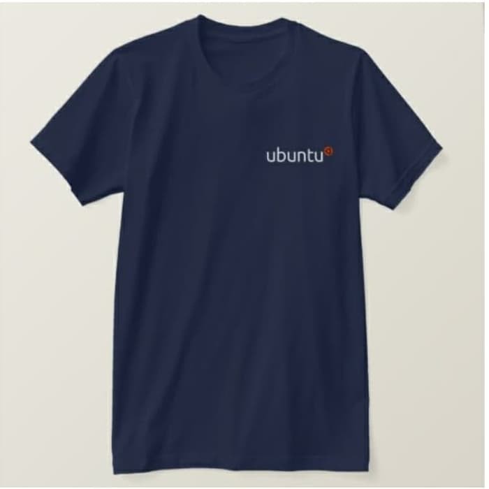 เสื้อยืด Kaos Cotton Combed 20s โปรแกรมเมอร์ LINUX UBUNTU
