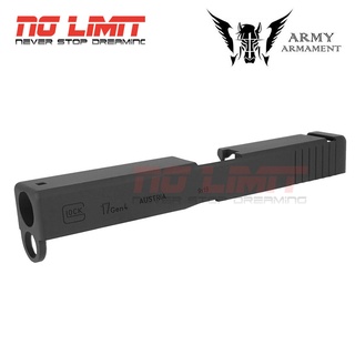 สไลด์ Army R17SD (Glock17 Gen4) Slide มาร์คกิ้งร่องลึก (Laser Deep Engraving) อะไหล่ตรงรุ่น ถ่ายจากสินค้าจริง อะไหล่