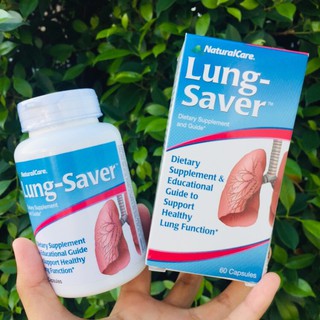 วิตามินบำรุงปอด Lung Saver™ 60 Capsules (NaturalCare®) ช่วยดูแลปอด ทางเดินหายใจ อัดแน่นด้วยสมุนไพรตำรับอายุรเวทหลายชนิด